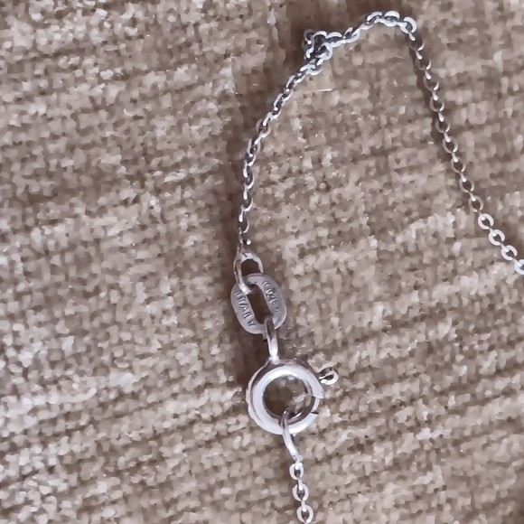 925 Italy Silver Delicate Tiny Chain Necklace - Picture 5 of 13